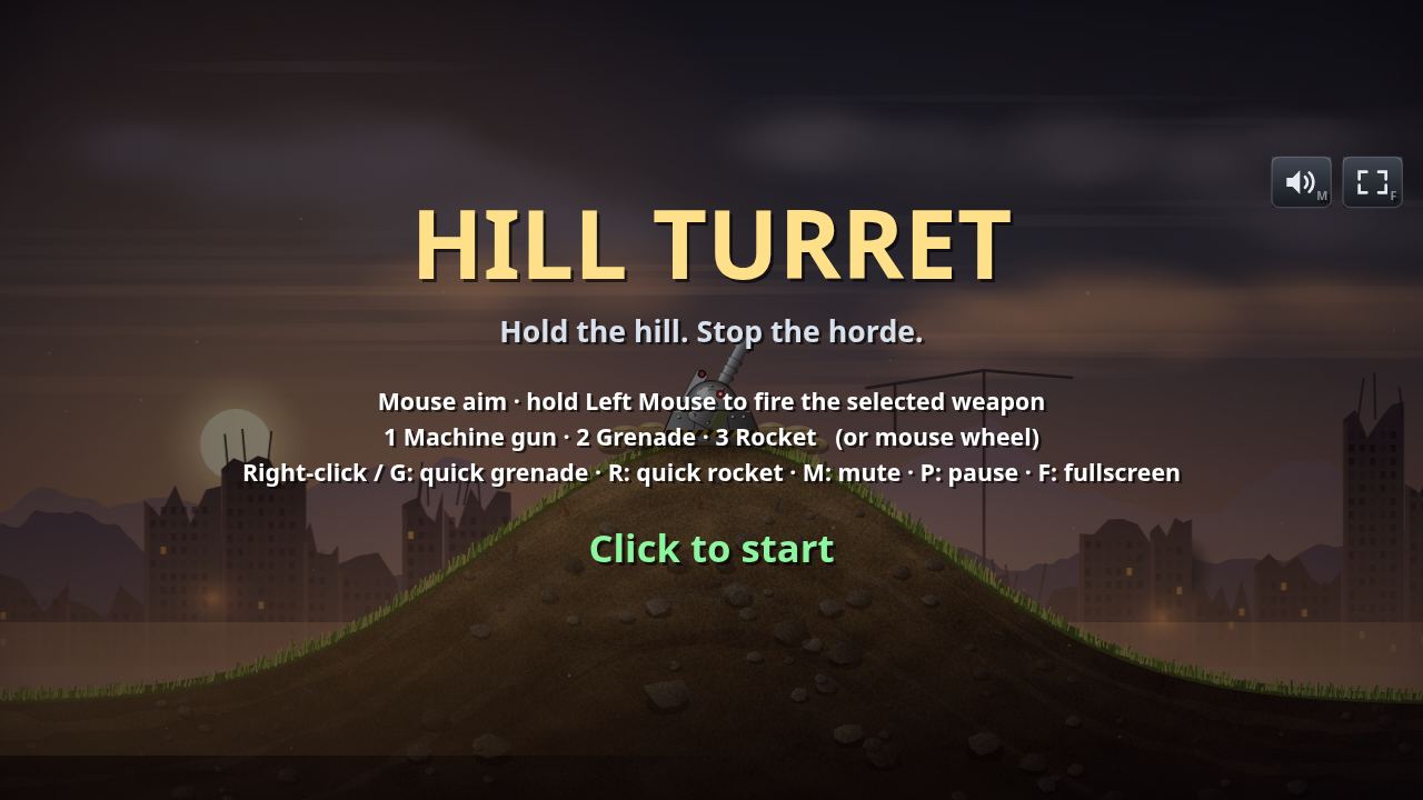 Hill Turret title screen